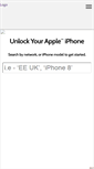 Mobile Screenshot of factoryiphoneunlocks.com