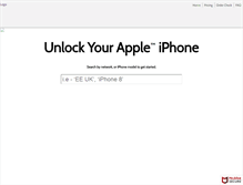 Tablet Screenshot of factoryiphoneunlocks.com